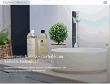 Tablet Screenshot of kylpyhuonekeskus.com
